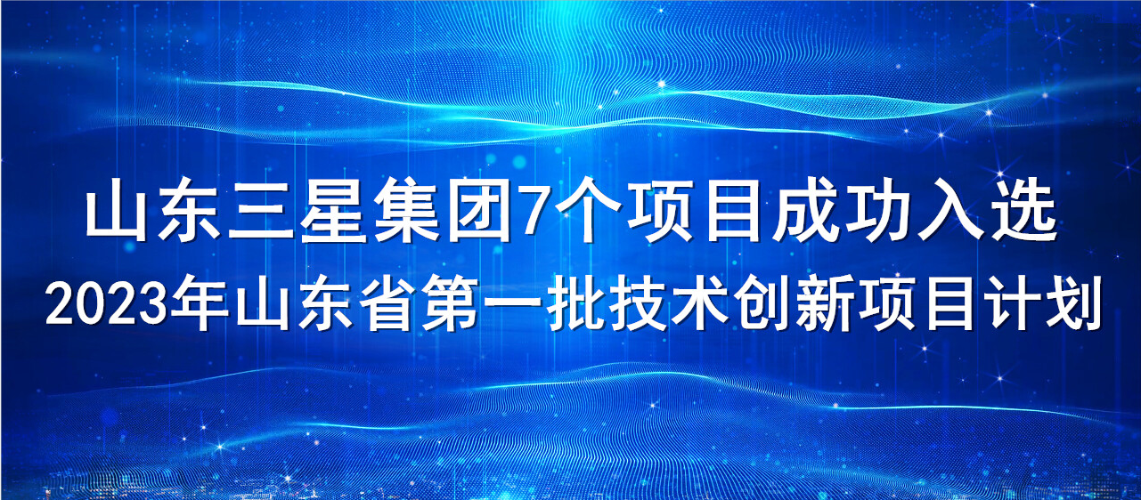 喜報(bào)！山東三星集團(tuán)7個(gè)項(xiàng)目成功入選2023年山東省第一批技術(shù)創(chuàng)新項(xiàng)目計(jì)劃